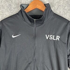 NIKE Epic Athletic Training Jacket Mens M Black Full Zip 835571-020 VSLR Vivint
